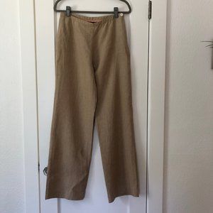 Boden Classic Wide Leg Linen Trousers, Size US 8L